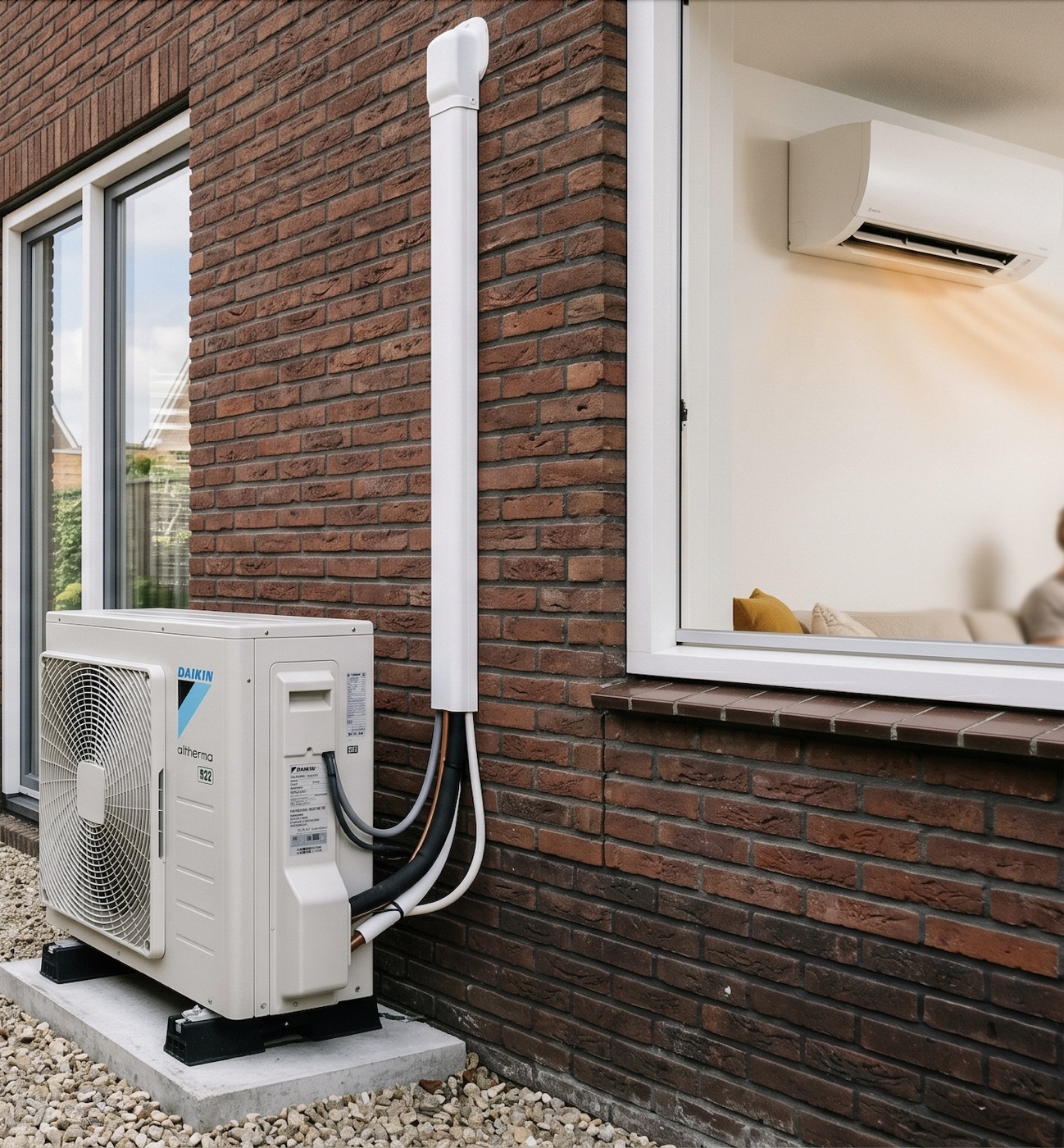 Lucht-water warmtepomp installateur Vlaanderen